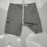 Wrangler Cargo Shorts - 35W 10L Grey Cotton