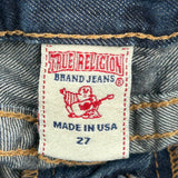 True Religion Denim Shorts - 30W US 2 Blue Cotton