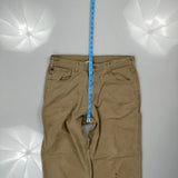Carhartt Carpenter Trousers - 36W 30L Khaki Cotton Blend