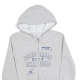 NFL Womens Grey 2013 Conference Champions Full Zip Hoodie S NFL Team Logo