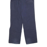 CARHARTT Mens Blue Regular Fit Straight Leg Denim Jeans W31 L34 Workwear Zip