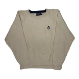 Chaps Ralph Lauren Sweater - Medium Cream Cotton