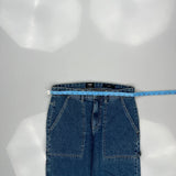 Unbranded Baggy Carpenter Jeans - 33W 30L Blue Cotton