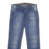G-STAR Mens Jeans Blue Regular Straight Denim Medium W34 L32 96 Patch