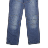 G-STAR Mens Jeans Blue Regular Straight Denim Medium W34 L32 96 Patch