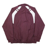ADIDAS Mens Maroon & White Softball Team Zip Jacket S Polyester Blend Sportswear