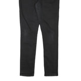 LEVI'S Womens Slim Black Denim Jeans Cotton Blend Zip W32 L29 Classic Fit Skinny