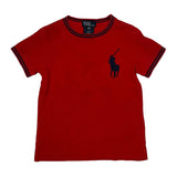 Age 4 Polo By Ralph Lauren T-Shirt - XS Red Cotton