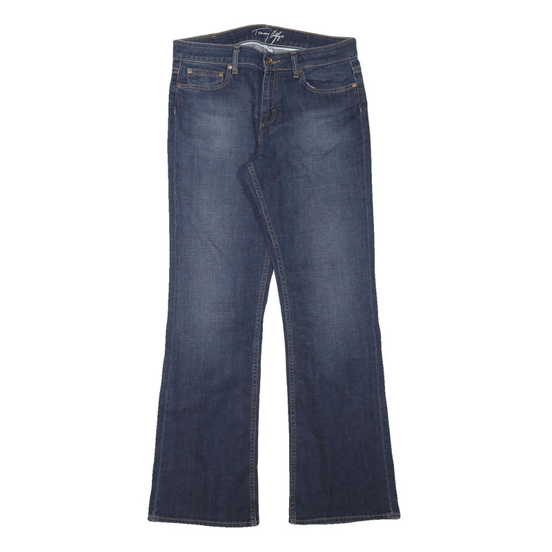 TOMMY HILFIGER Womens Jeans Blue Regular Flared Denim Medium W31 L31 Stylish