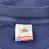 Chicago Fire Dept. Fruit Of The Loom Single Stitch T-Shirt - Large Navy Cotton