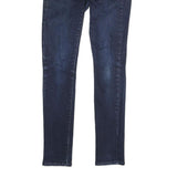 CALVIN KLEIN JEANS Mens Slim Denim Blue Cotton Blend W26 L32 Zip Skinny Fit