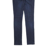CALVIN KLEIN JEANS Mens Slim Denim Blue Cotton Blend W26 L32 Zip Skinny Fit