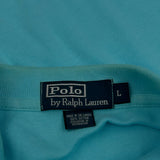 Polo By Ralph Lauren Polo Shirt - Large Blue Cotton