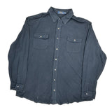 Polo By Ralph Lauren Shirt - XL Blue Cotton