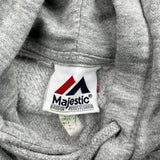 San Francisco Giants Majestic Mlb Hoodie - 2XL Gray Cotton Blend