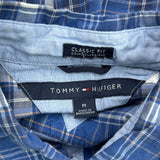 Tommy Hilfiger Checked Shirt - Medium Blue Cotton