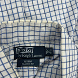 Polo By Ralph Lauren Checked Shirt - XL Blue Cotton