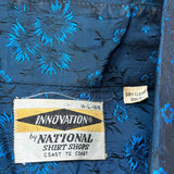 Innovation Floral Shirt - Large Blue Polyester