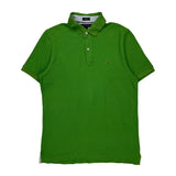Tommy Hilfiger Polo Shirt - Medium Green Cotton