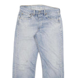 LEVI'S 501 Mens Light Blue Regular Straight Denim Stone Wash Jeans W31 L27
