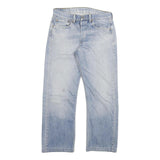 LEVI'S 501 Mens Light Blue Regular Straight Denim Stone Wash Jeans W31 L27