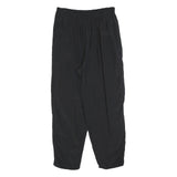 Womens Black Relaxed Trousers W30 L28 Polyester Blend Zip Casual Workwear