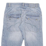 MATINIQUE Mens Denim Blue Casual Shorts XL W34 Cotton Blend Comfortable Fit