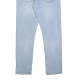 LEVI'S 501S Mens Jeans Blue Slim Straight Denim Light W36 L29 Button Closure