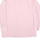 CLUB Mens Pink Long Sleeve Shirt M Polyester Blend Button Closure Formal Wear