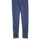 LEVI'S 710 Womens Slim Blue Denim Medium Wash Zip W26 L30 Skinny Jeans