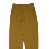 MAX&CO Womens Wool Blend Mustard Relaxed Tapered Trousers W30 L31 Elegant