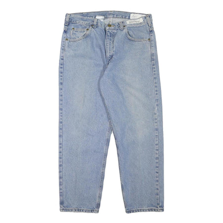 CARHARTT Mens Jeans Blue Relaxed Straight Denim Medium W33 L27 Casual Workwear