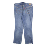 LEVI'S 505 Womens Jeans Blue Regular Straight Denim Medium W32 L26 Classic Zip