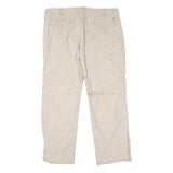 CARHARTT Mens Regular Fit Beige Cotton Blend Jeans W40 L29 Workwear Zip Closure