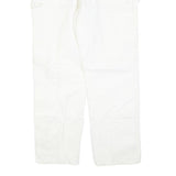 DICKIES Mens White Regular Fit Straight Denim Jeans W38 L32 Workwear Utility