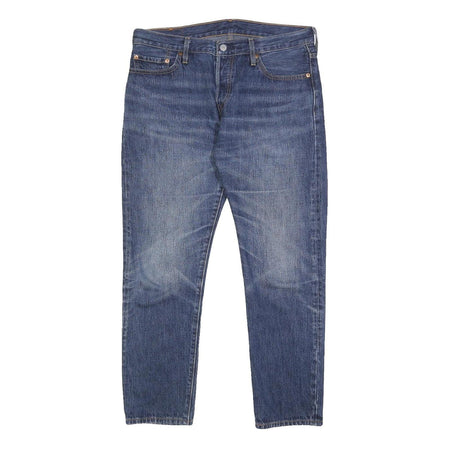 LEVI'S Womens Regular Fit Straight Blue Denim Medium Wash Jeans W32 L28 Classic