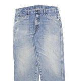 DICKIES Mens Jeans Blue Regular Straight Denim Light W34 L30 Workwear Casual