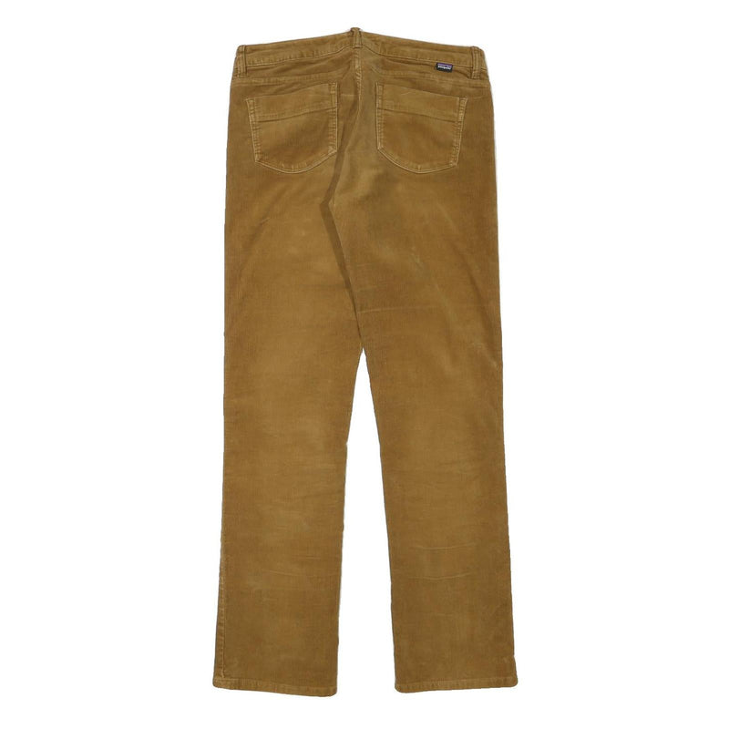 PATAGONIA Womens Cotton Blend Brown Regular Straight Trousers W30 L30 Outdoor