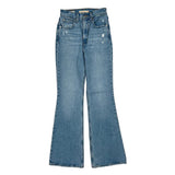 Levis Flared Jeans - 22W UK 2 Blue Cotton