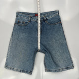 Unbranded Denim Shorts - 32W 8L Acid Wash Denim