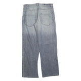 ALAN MANOUKIAN Womens Relaxed Wide-Leg Denim Medium Wash W34 L32 Casual Cotton