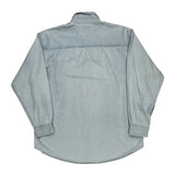 Cleveland Indians Lee Sport Graphic Denim Shirt - Large Light Wash Cotton