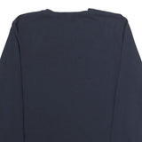 CARHARTT Womens Navy Blue Long Sleeve Crew Neck Pocket T-Shirt M Cotton