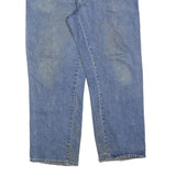 DICKIES Mens Blue Regular Straight Denim Medium Wash W38 L30 Classic Cotton