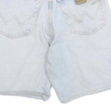 WRANGLER Womens Shorts Blue Denim Casual S W27 Classic Fit Summer