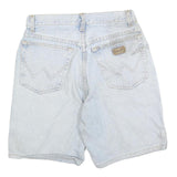 WRANGLER Womens Shorts Blue Denim Casual S W27 Classic Fit Summer