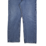 LEVI'S 505 Mens Jeans Blue Regular Straight Denim Medium W40 L30 Classic Fit Zip