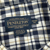 Pendleton Checked Shirt - XL Blue Cotton