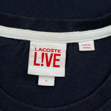 Lacoste Spellout T-Shirt - Large Navy Cotton