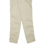 TOMMY HILFIGER Womens Cotton Blend Beige Slim Straight Trousers W28 L31 Braided